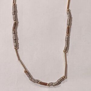 Two Sterling Silver Beaded Necklaces